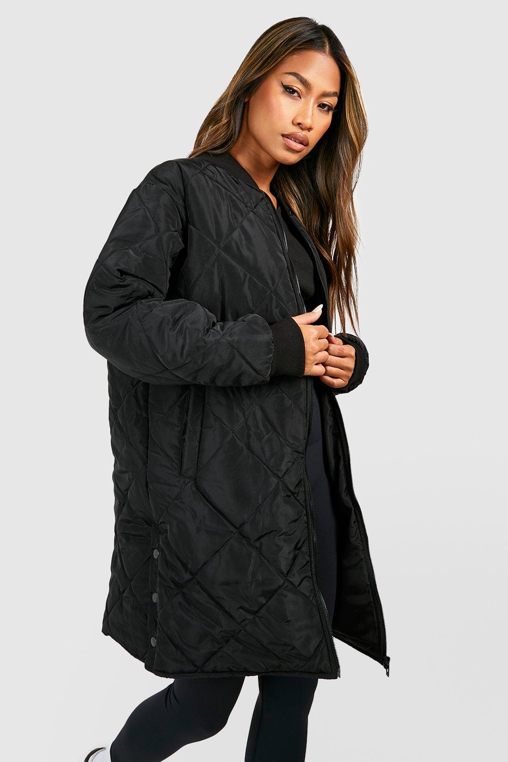 Quilted Bomber Jackets | boohoo UK