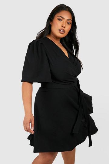 Sexy plus size black dresses | boohoo UK