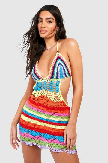 Transparent Crochet Beach Dress, Fringed Crochet Dress, Sexy Dress,cotton  Summer Dress,festival Dress 
