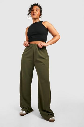 Plus size khaki pants | boohoo US