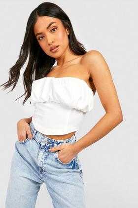 Petite Rib Corset Top