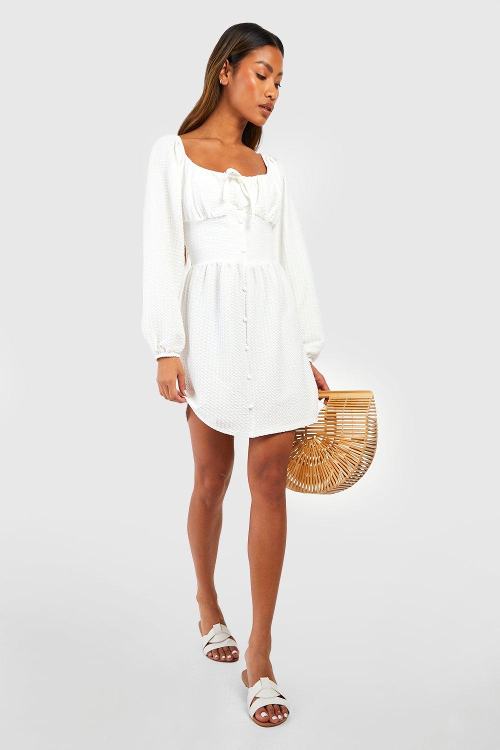 Boohoo broderie anglaise on sale dress