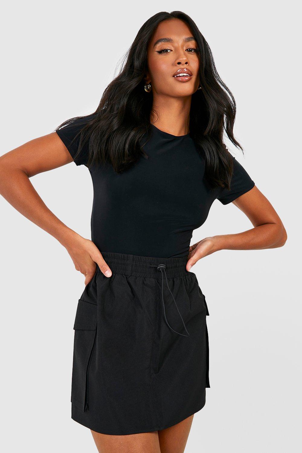 Paper bag hotsell skirt boohoo