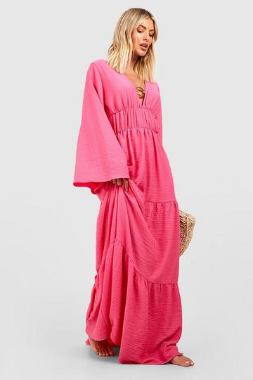 Pink beach dresses | boohoo UK