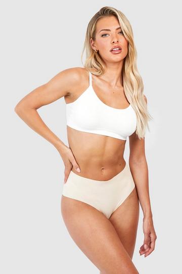 3 Pack No Vpl High Waisted Brief nude
