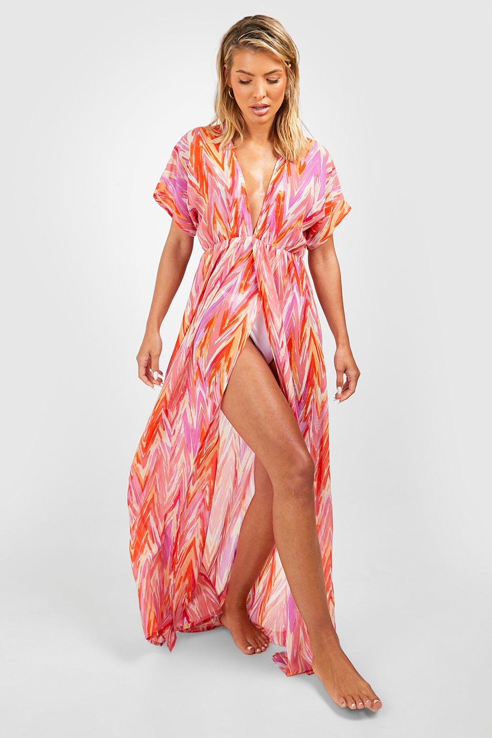 Tie Dye Chiffon Dress