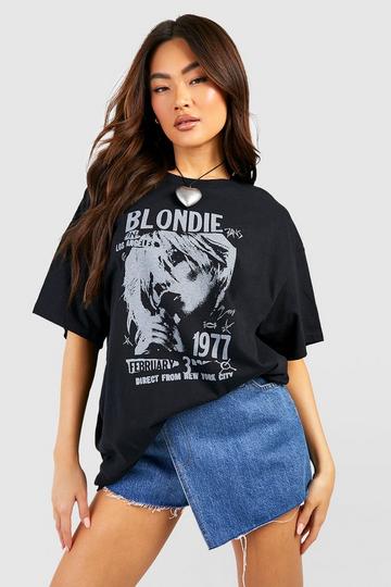 Blondie Oversized License Band T-shirt black
