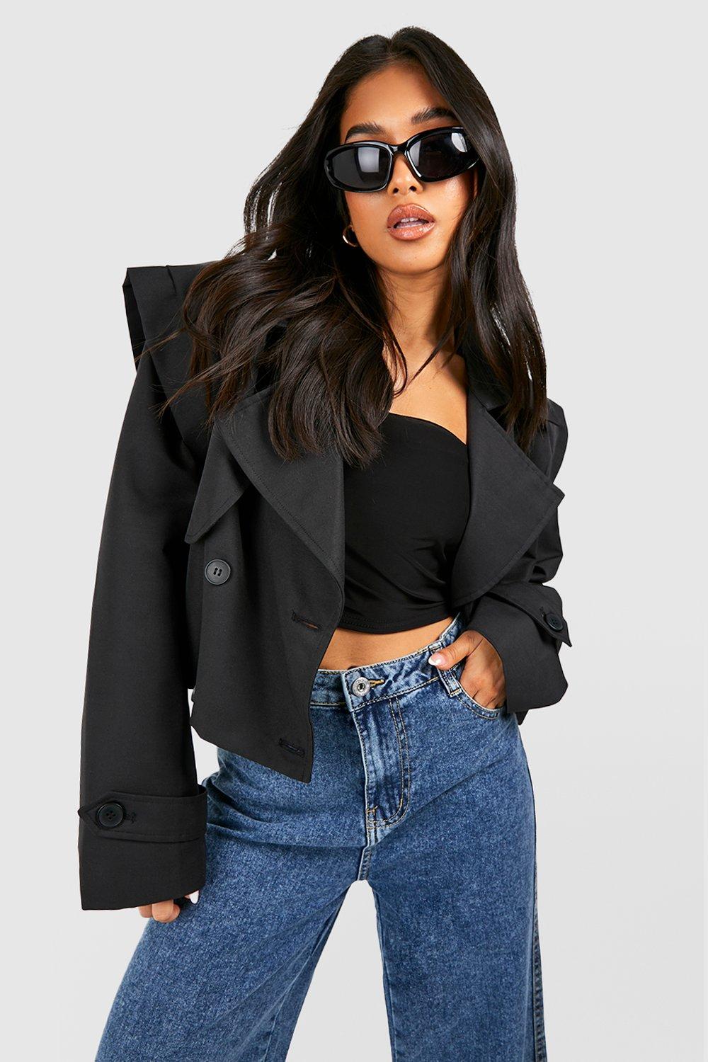 Cropped mac outlet jacket