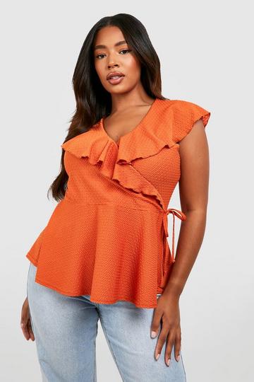 Buy Orange Tops for Women by Fery London Online