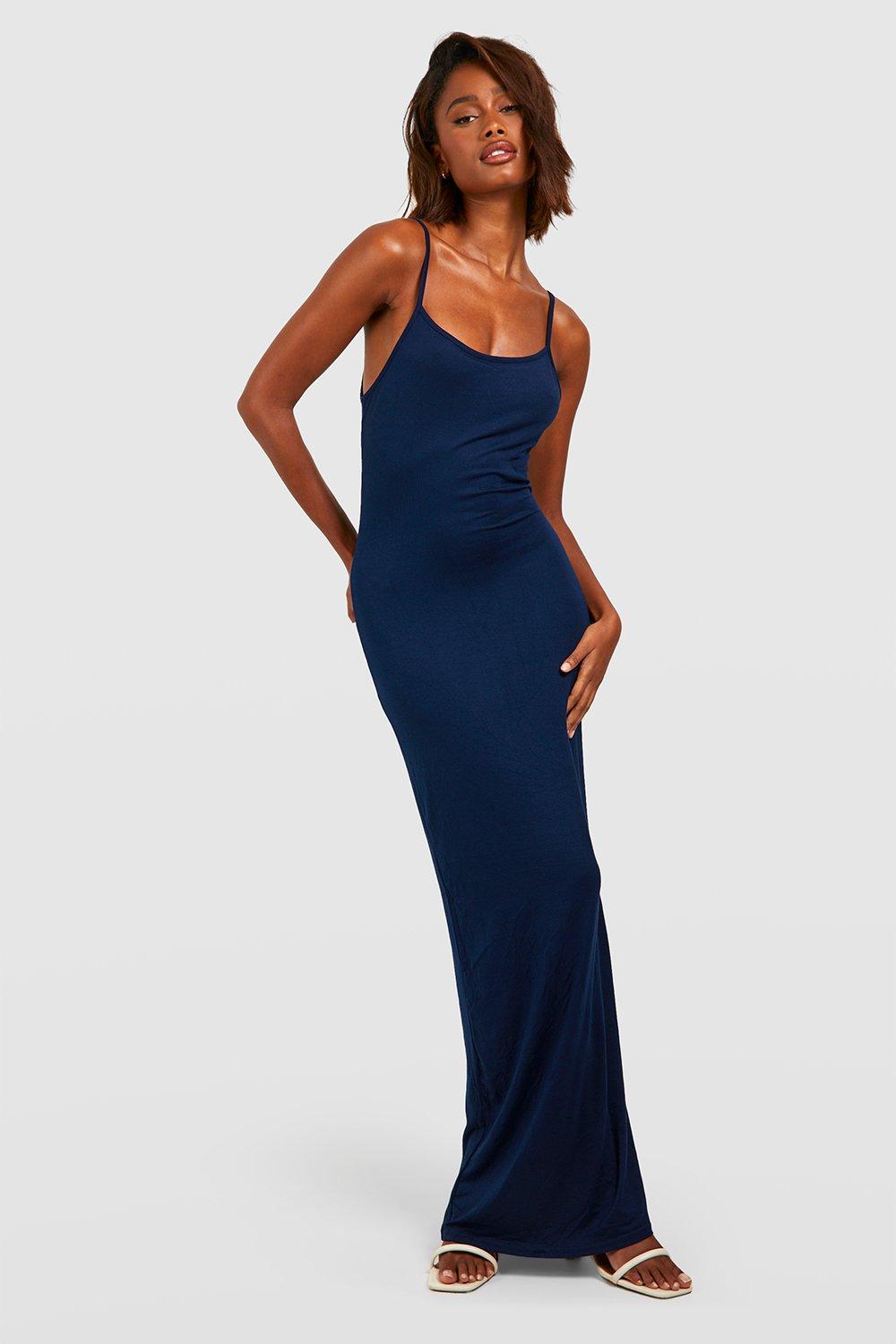 Navy maxi hotsell prom dress