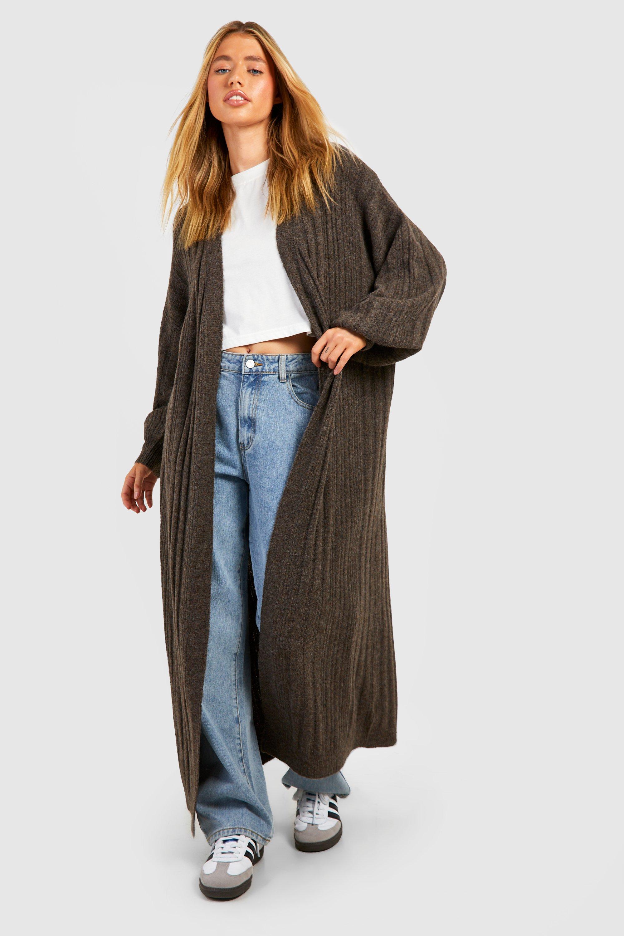 Chunky Oversized Coatigan boohoo