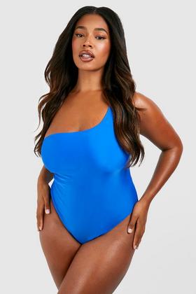 Sporti Plus Size Unitard Shibori Ombre One Piece Swimsuit at