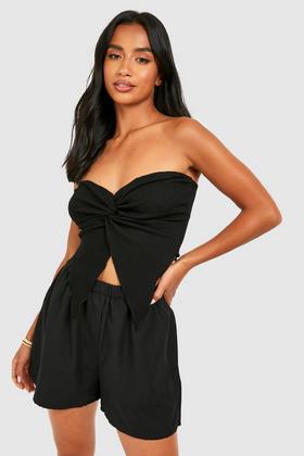 Ruched Front Tube Top