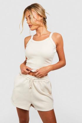 Lettuce Hem Crop & Short Set