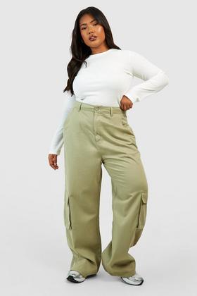 Maternity Relaxed Soft Touch Cargo Wide Leg Trouser
