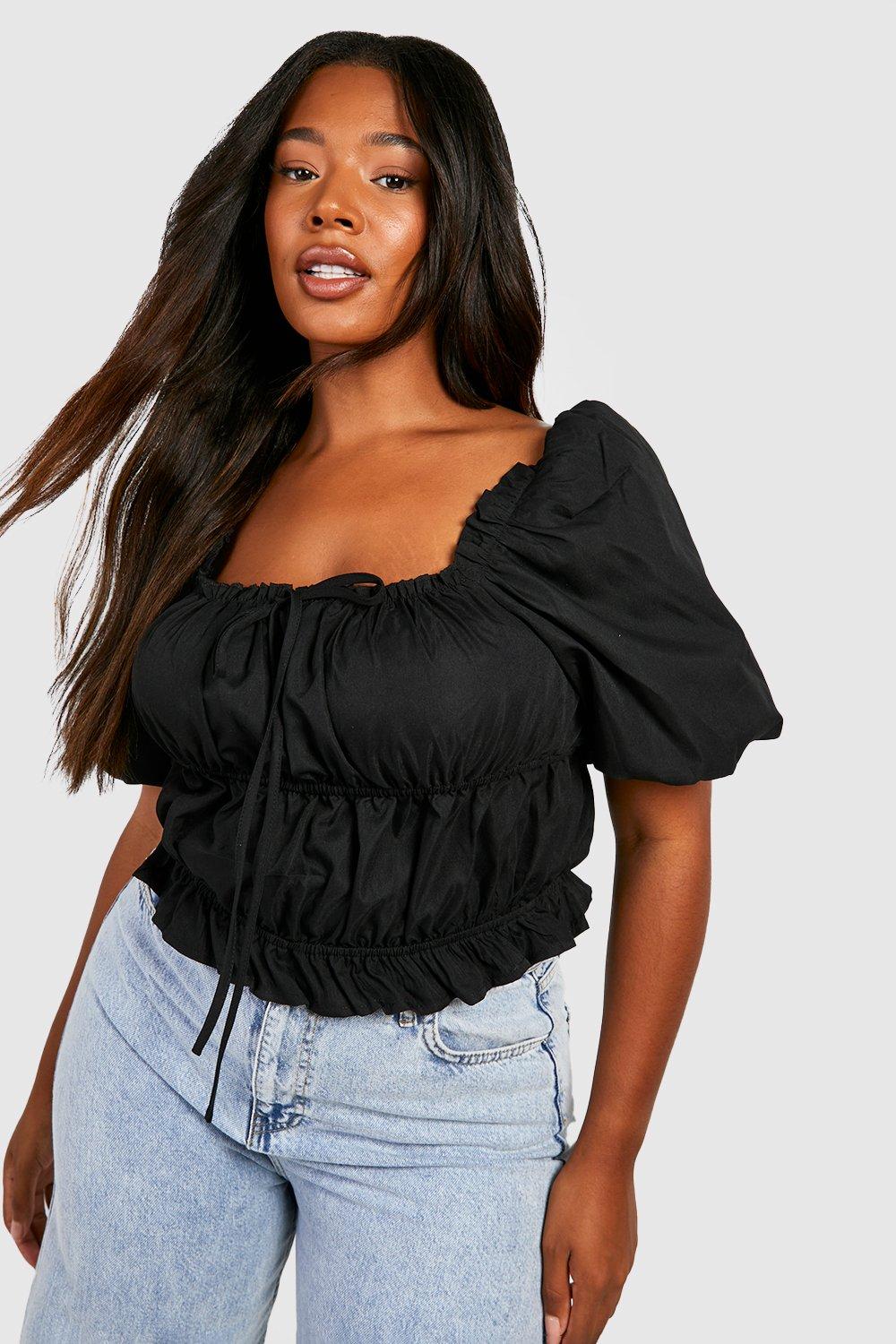 Plus size red clearance off the shoulder top