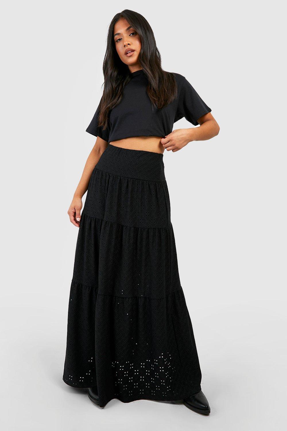 Women's Petite Bubble Texture Maxi Skirt | Boohoo UK