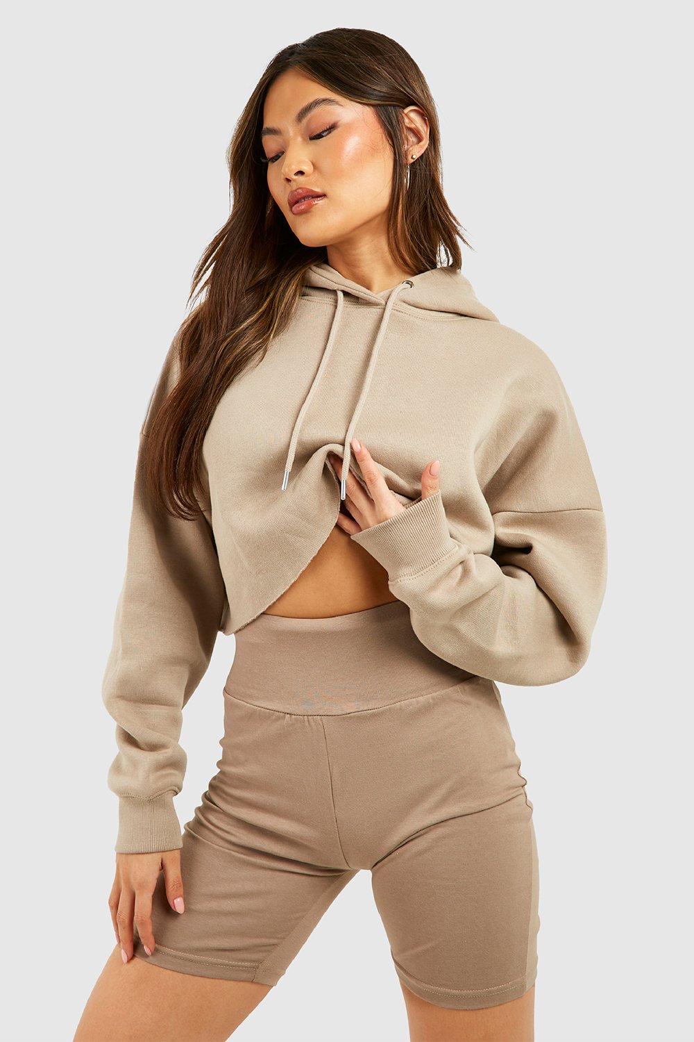 Women's beige hoodies | boohoo UK