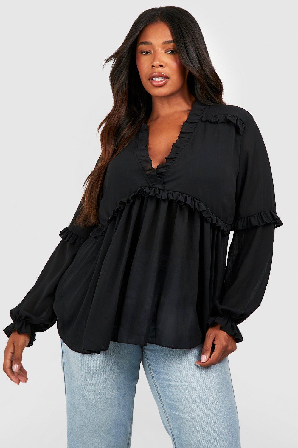 Plus size sexy outlet shirts