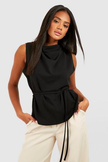 Belted blouses | boohoo UK