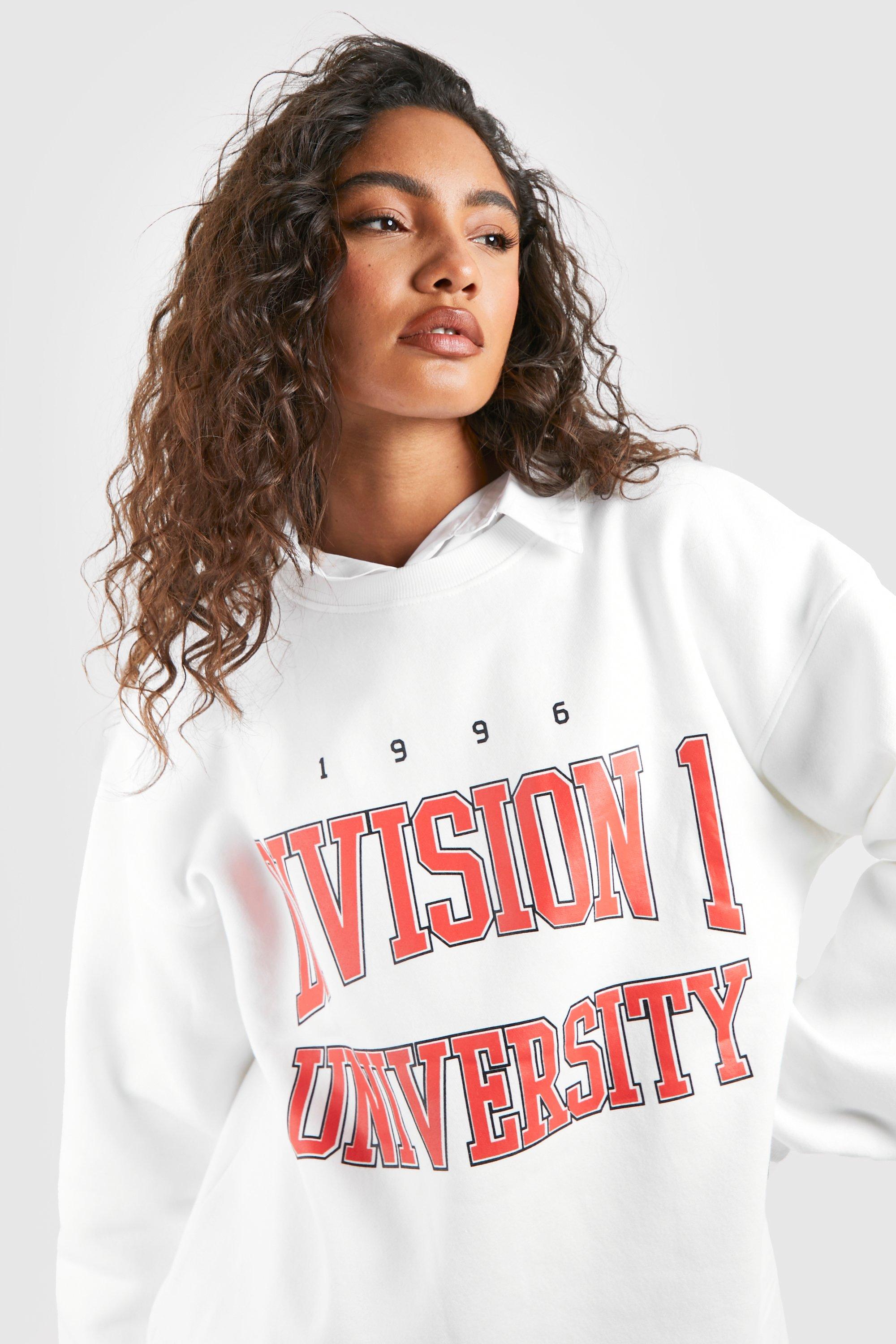 University sweatshirt hotsell