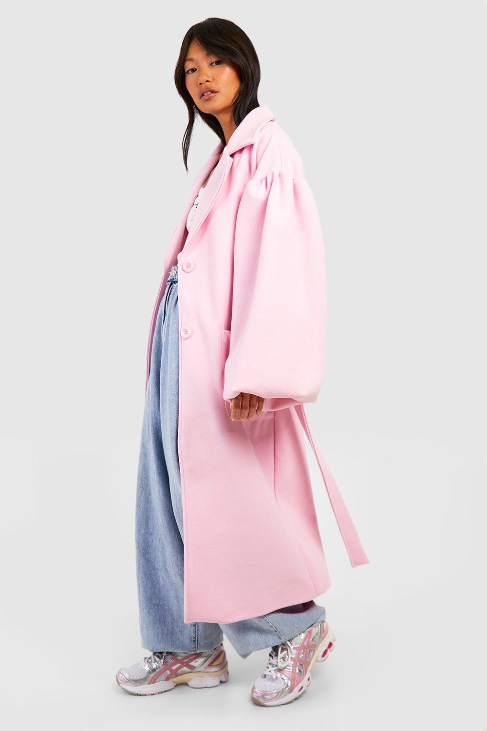 Balloon sleeve coats | boohoo UK