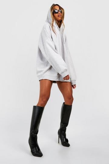 Buckle Detail Knee High Pointed Toe Biker Boots