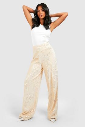 Tall Shimmer Wide Leg Pants