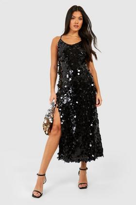 Women's Maternity Sequin Cami Slip Dress