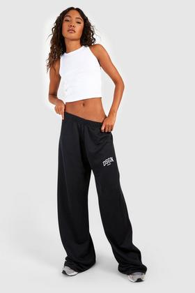 Women's Black Woman All Over Print Joggers