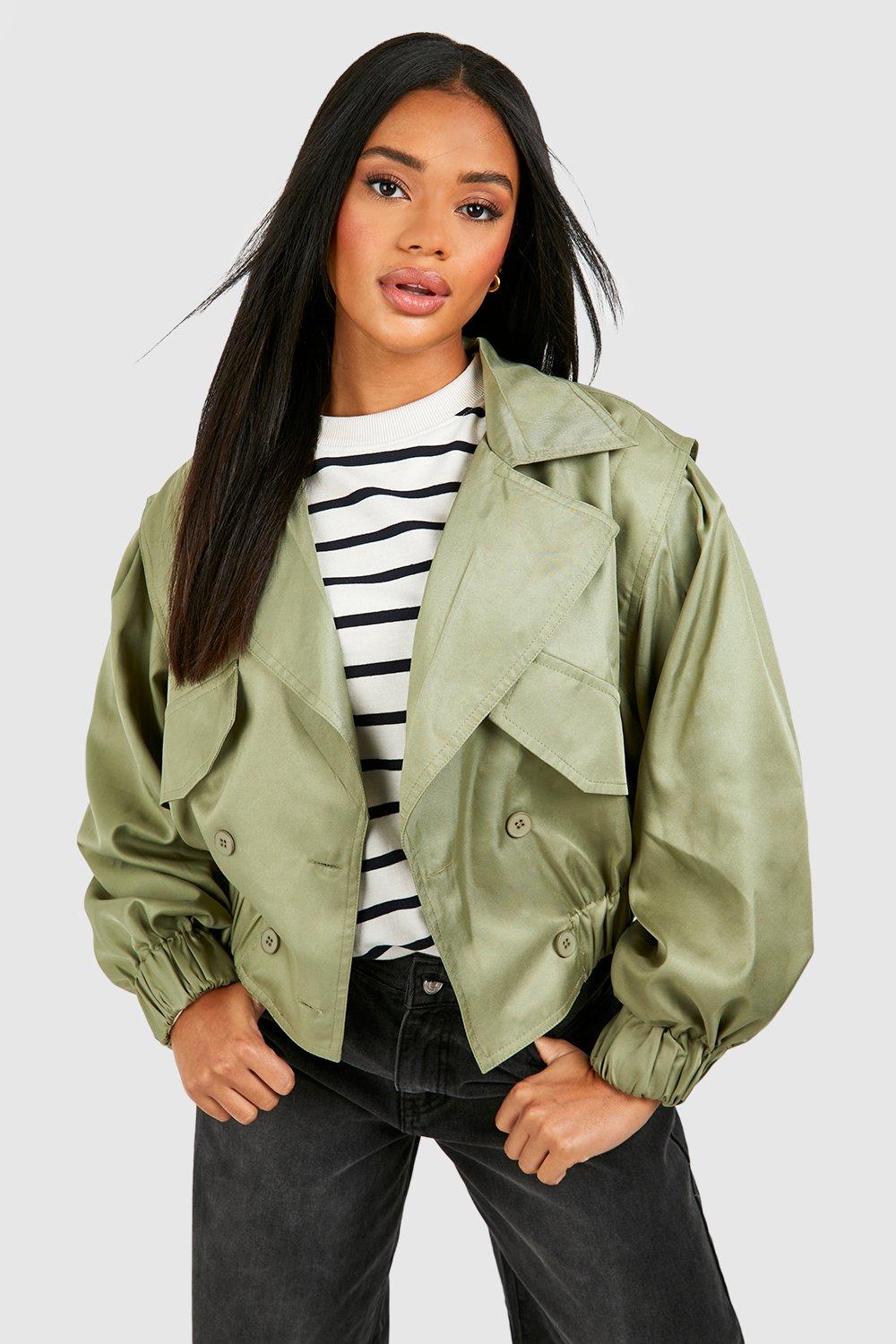 Boohoo denim utility sales jacket