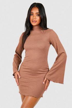 Ribbed Dresses, Rib Knit Dresses