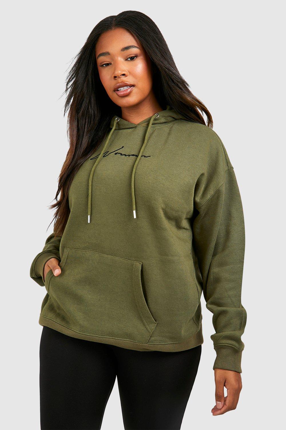 Khaki hotsell hoodie womens