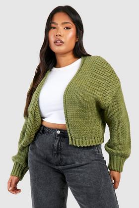 Petite Premium Chunky Knit Cardigan