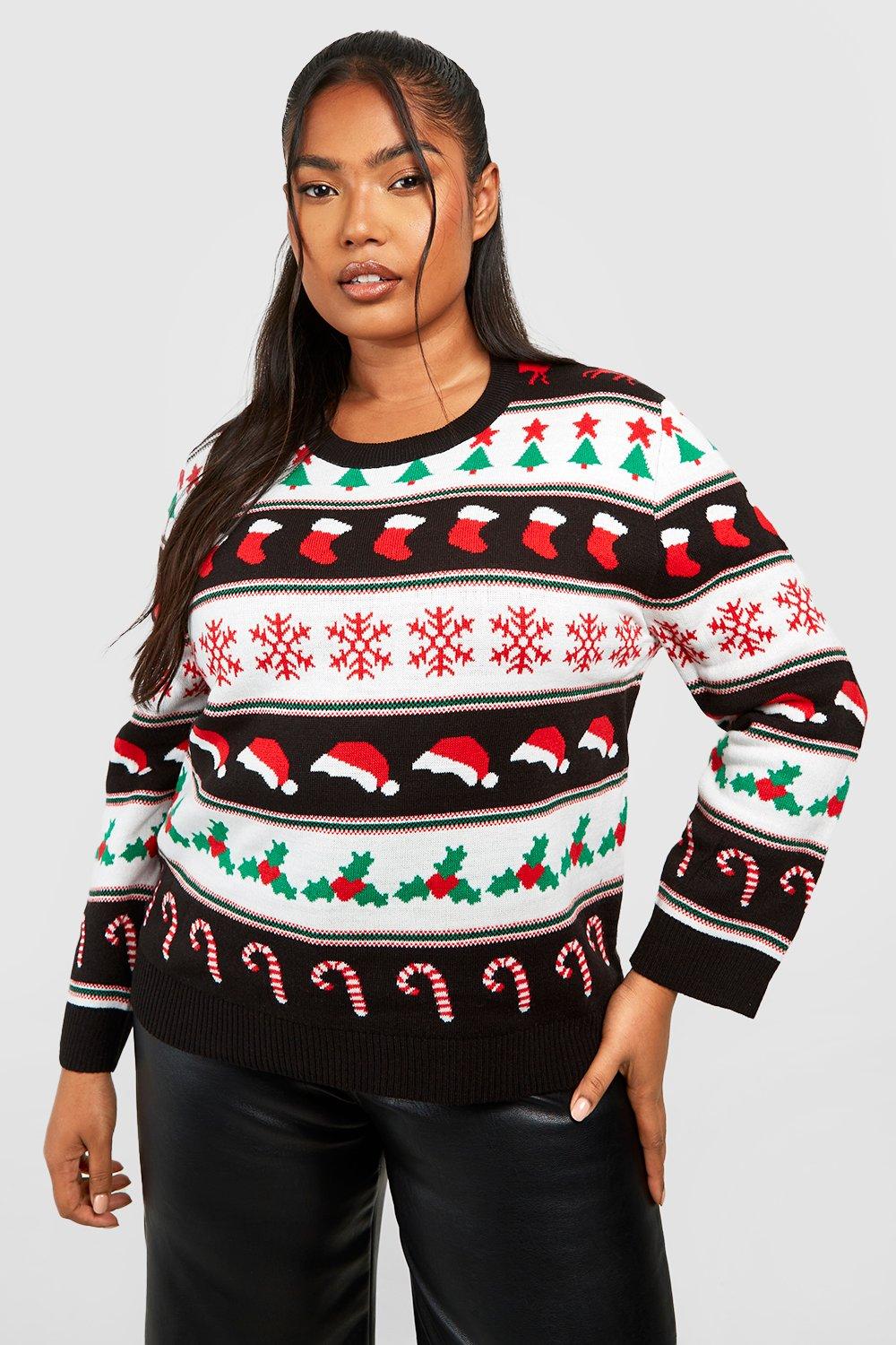 Women's plus outlet christmas sweaters