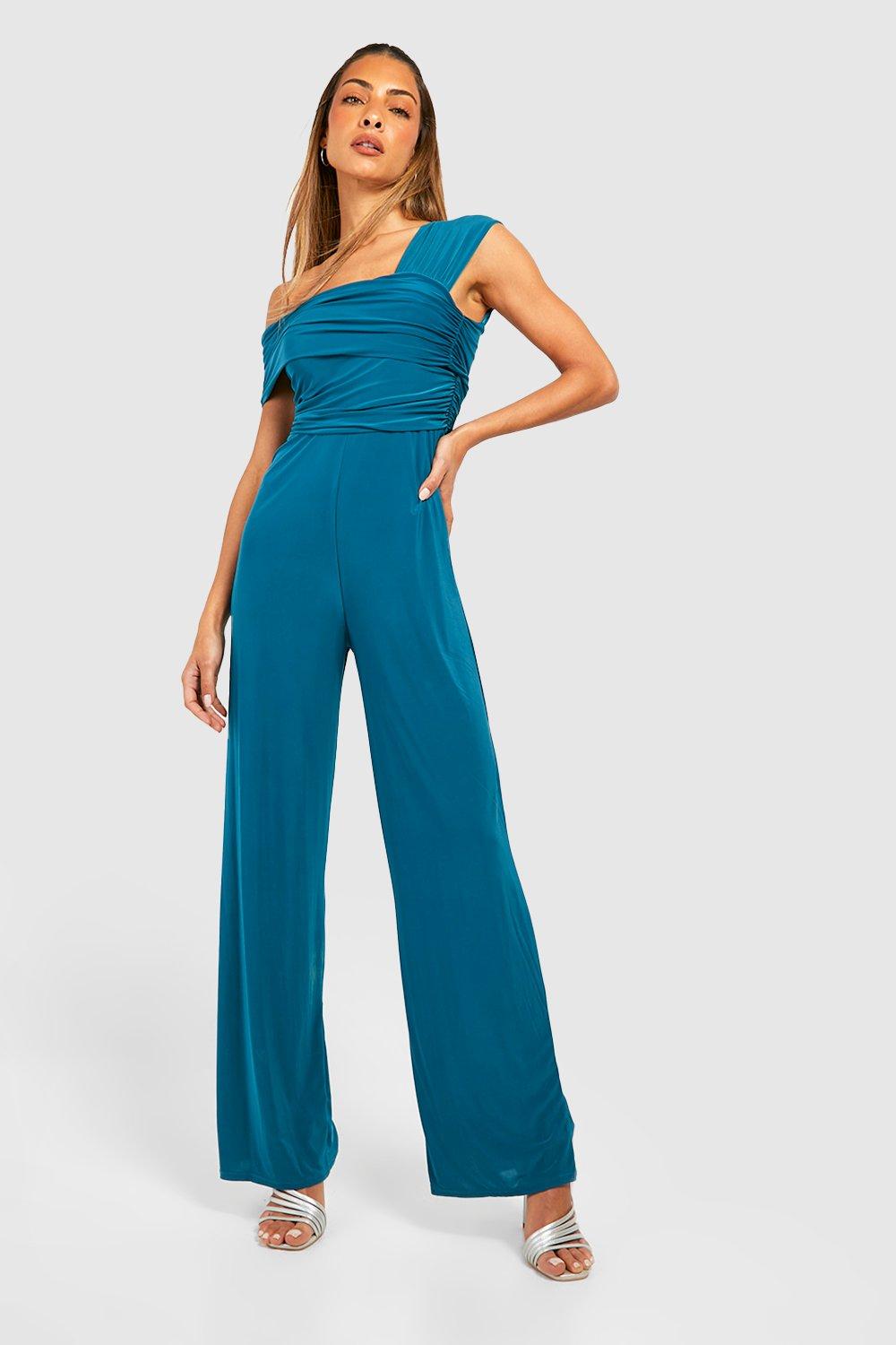 Teal 2024 colored jumpsuits