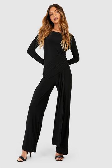 Double Slinky Drape Cheap Jmksport Jordan Outlet Plus & Curve Clothing black