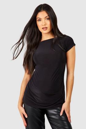 Plain Cap Sleeve Top