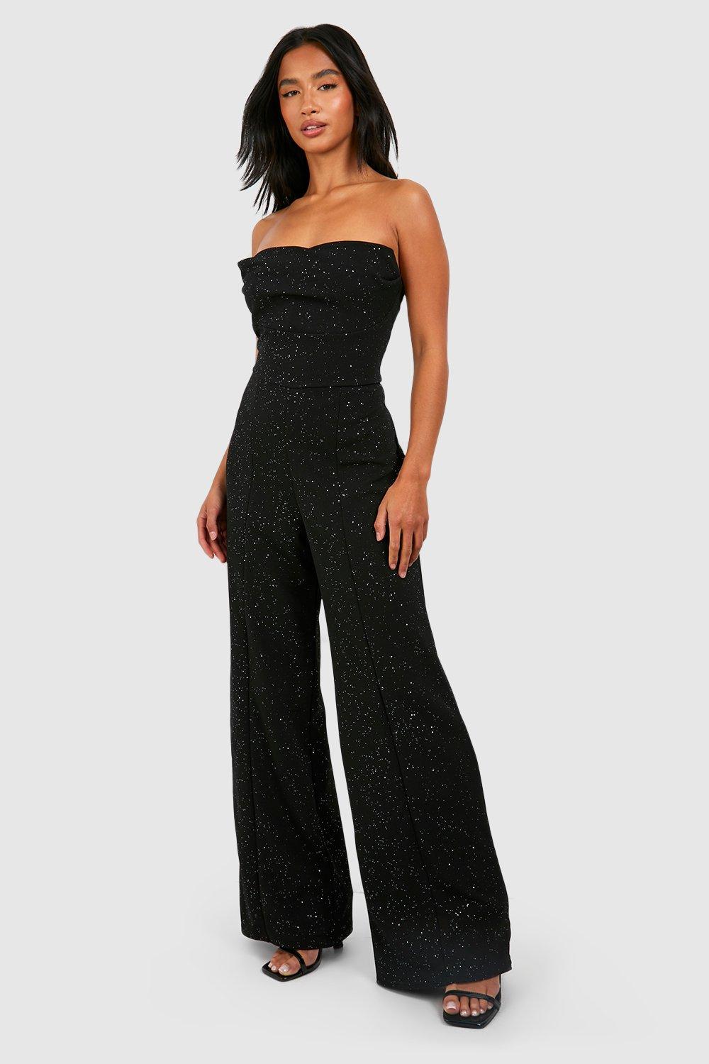 Sweetheart strapless hot sale jumpsuit