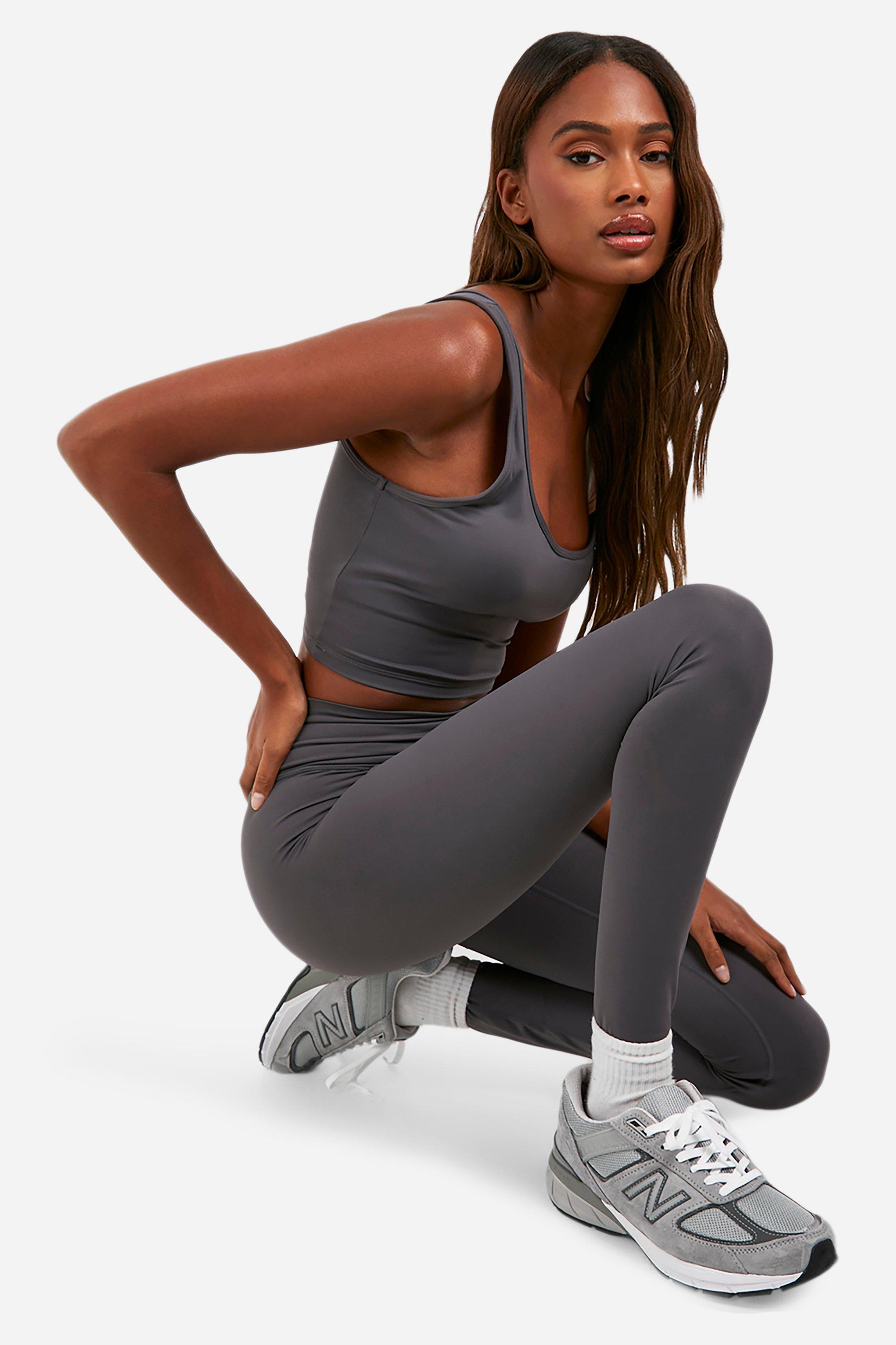 Grey exercise outlet leggings