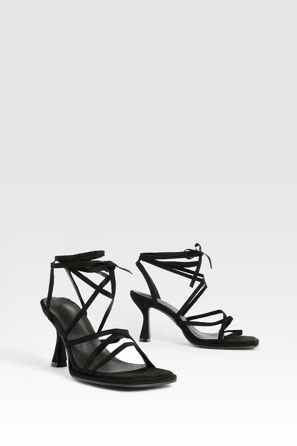 Strappy patent elastane on sale harness chunky platform heel