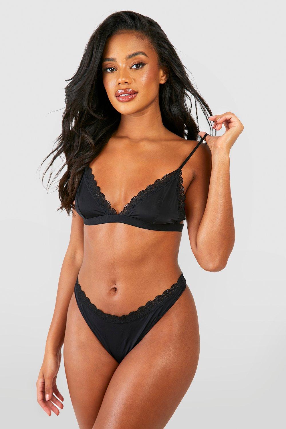 Black knickers boohoo UK