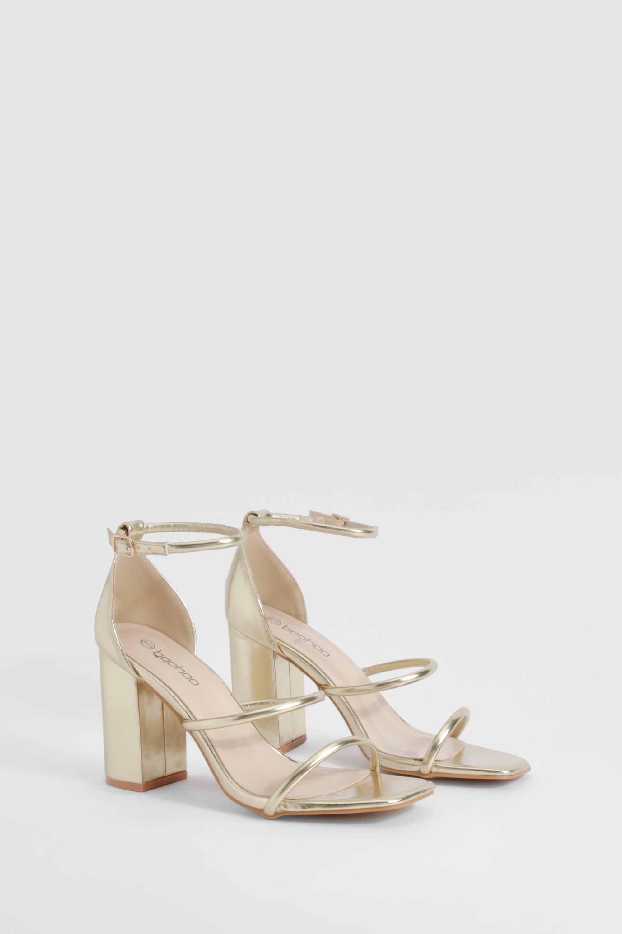 Rose gold sale prom heels