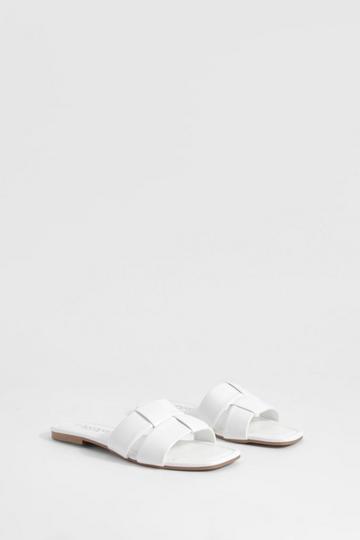 White Sandals | White Chunky Sandals | boohoo UK