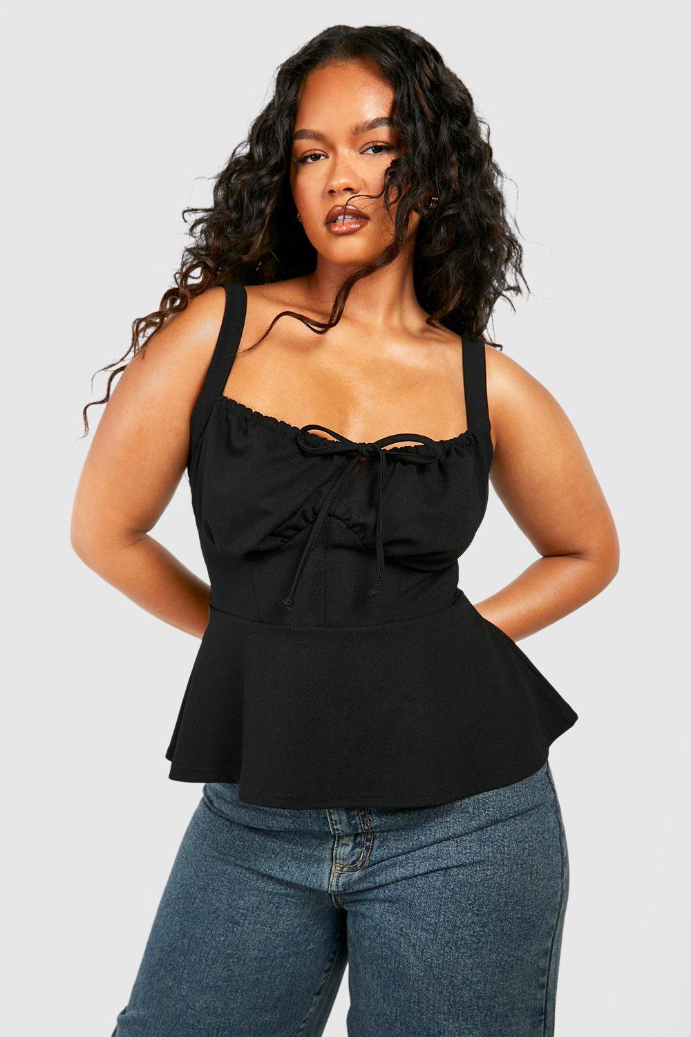 Peplum sales vest top