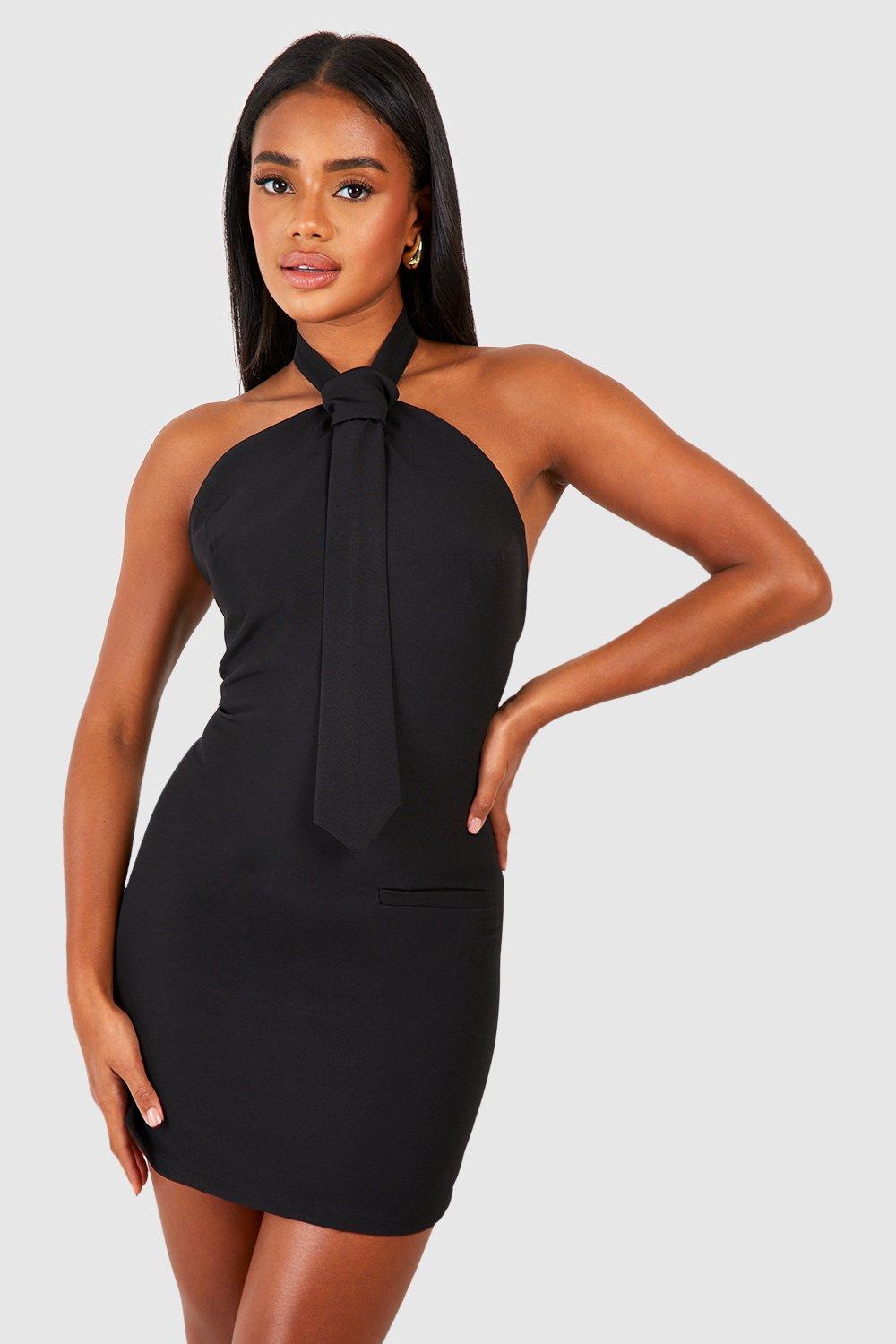 Black Halterneck Dress