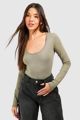 Ladies sexy Neon Green Roll Neck Bodysuit by BOOHOO, New, size 6 8 12
