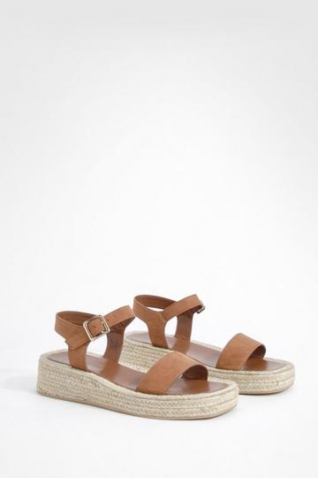 2 Part Extended Rand Flatforms tan