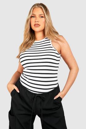 Striped Rib Bodysuit