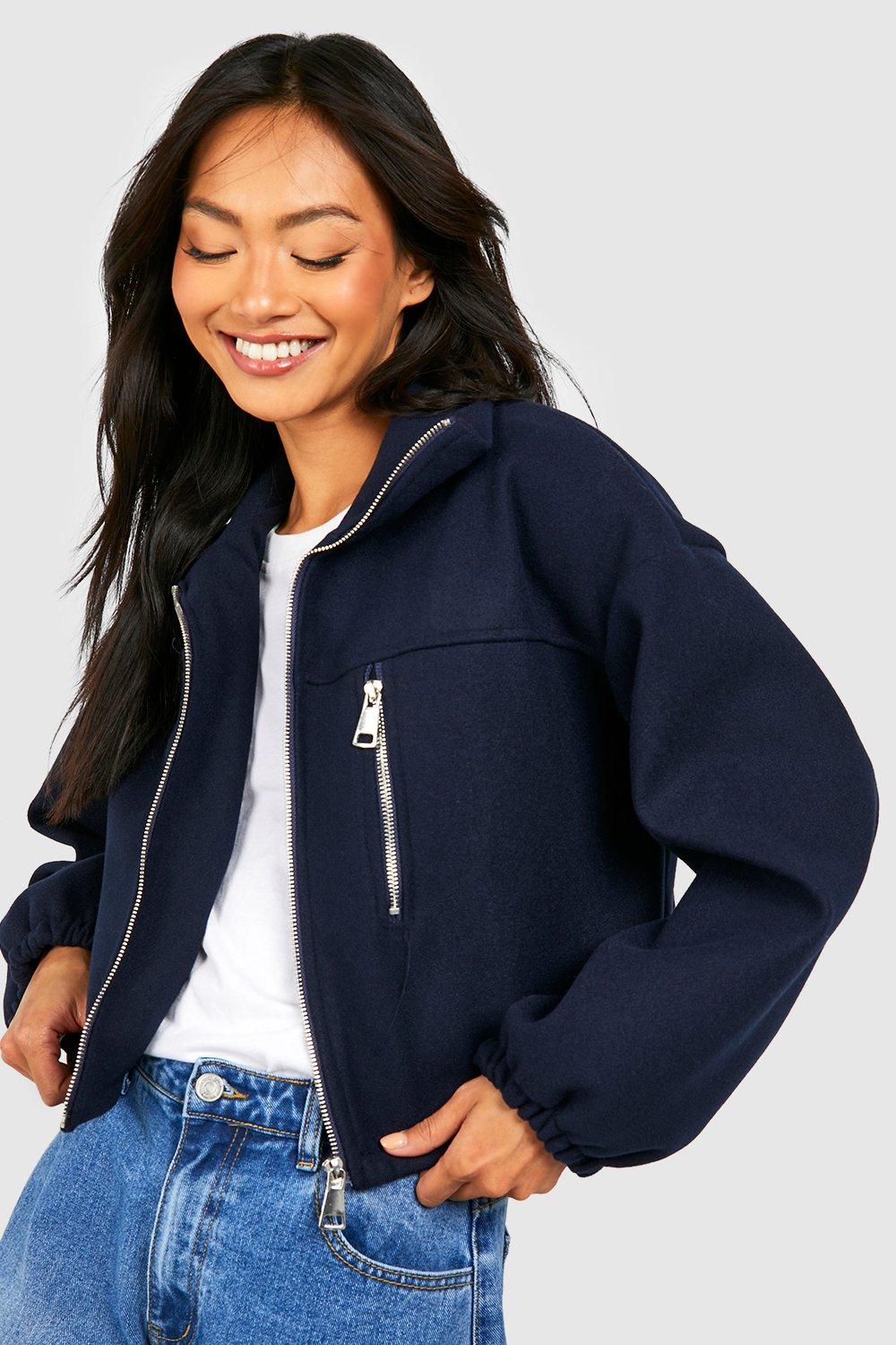 Fleece cocoon outlet coat